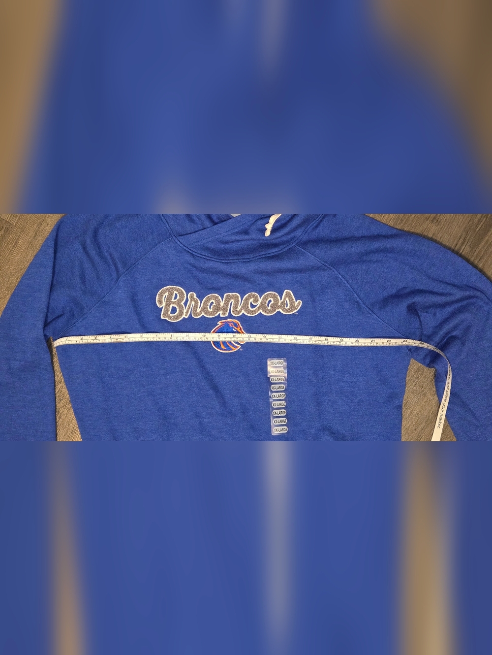 Boise State Broncos Hoodie Women’s XXL Blue NCAA Official Licensed Pullover NEW” - Picture 6 of 13